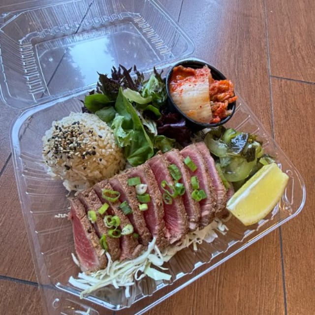Blackened Ahi Plate.